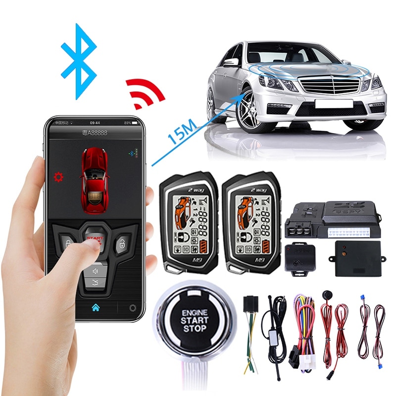 Car Anti-Theft Alarm Two-Way Remote Control By Pho..